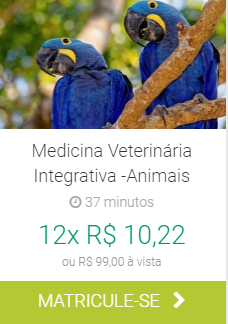 Medicina veterinária integrativa animais IBRA EAD