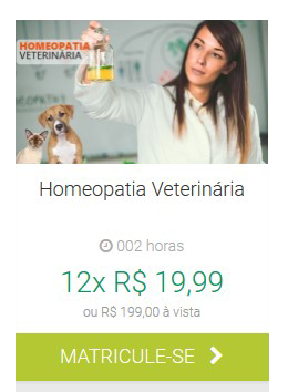 Homeopatia veterinária EAD IBRA